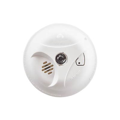 Detector de Humo Autónomo  No Requiere Panel  LED de Escape  Sensor por Ionización  Batería 9 V reemplazable