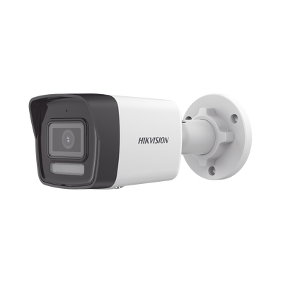 [Dual Light] Bala IP 2 Megapixel / Lente 2.8 mm / 30 mts IR + 30 mts Luz Blanca / Micrófono Integrado / ACUSENSE Lite / Exterior IP67 / H.265 / PoE / ONVIF / Micro SD