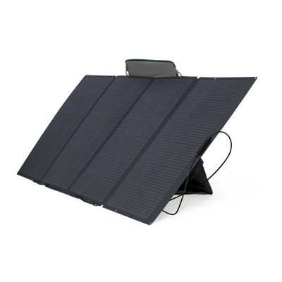 Módulo Solar Portátil y Flexible de 400W Recomendado para Estaciones Portátiles EFD330  EFD350 ó EFD500 / Ajuste de Ángulo / Carga Eficiente / Incluye Cable XT60 a MC4