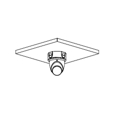 DAHUA HAC-HDW2249T-A - Cámara Domo Full Color de 2 Megapíxeles/ FullColor-Starlight Sin Leds/ Serie Pro/ Lente de 3.6 mm 89.5 Grados de Apertura/ Micrófono Integrado/ IP67/