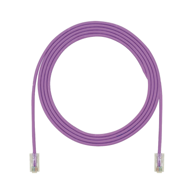Cable de Parcheo UTP Cat6A  CM/LSZH  Diámetro Reducido (28AWG)  Color Violeta  7ft