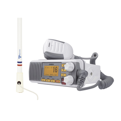 Kit de radio UM385 y Antena marina TX-5206-SYS
