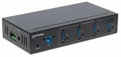 Hub industrial MANHATTAN USB 3.0 de 4 puertos
