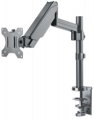 Soporte universal de pared para monitor MANHATTAN con pistón a gas Soporta un monitor de 17