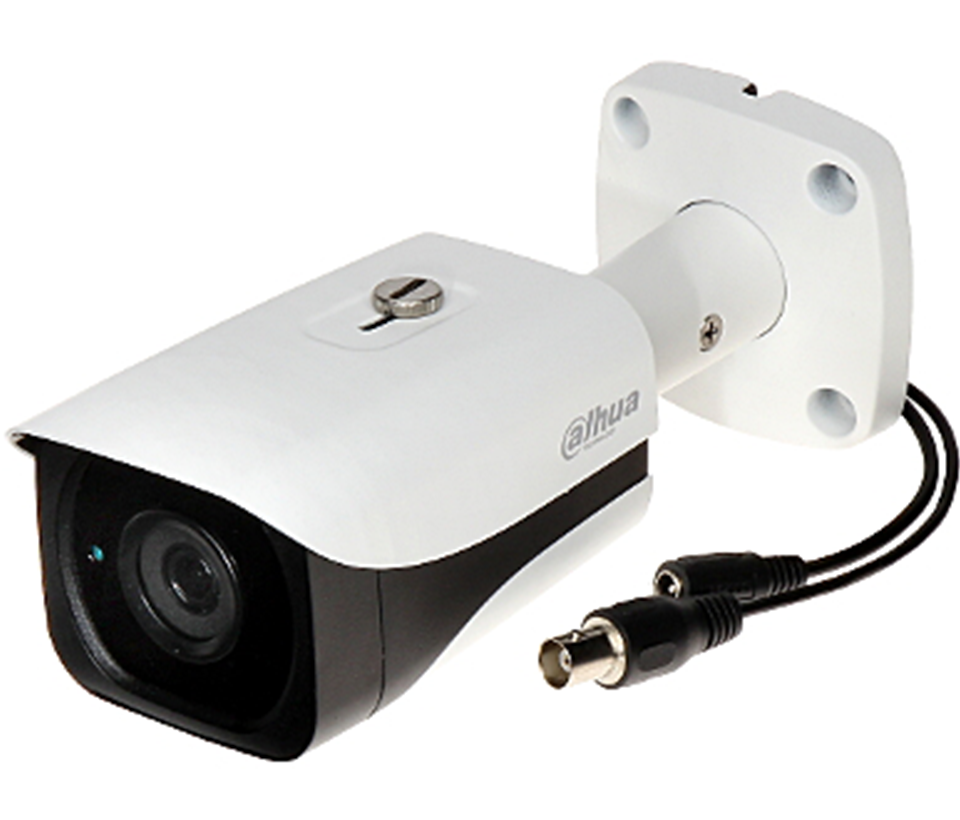 DAHUA HAC-HFW2241E-A- Cámara Bullet Starlight 1080p/ 2 Megapixeles/ 0.004 Lux a Color/ WDR Real 120dB/ Lente 3.6 mm/ IR de 40 Mts/ Microfono Integrado y 1 Entrada de Audio/ IP67/ 3DNR/ #SeriePro