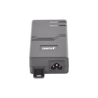 Inyector PoE  IEEE 802.3at  Puertos Gigabit  Hasta 30 W de Salida PoE (Mid-span)