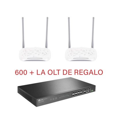 Kit para ISP`s / OLT DS-P7001-08 con Paquete de 600 ONU´s Modelo XN020G3V.