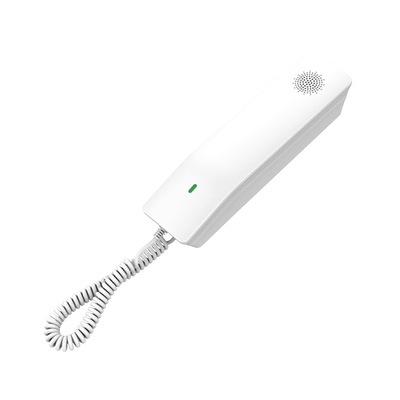 Teléfono IP para Hoteles / Altavoz HD / 2 Cuentas y Líneas SIP / 10 Teclas de Marcación Rápida / 3 Teclas Programables / Códec OPUS / Gestión GDMS / Instalación en Escritorio y Pared / PoE 100 Mbps