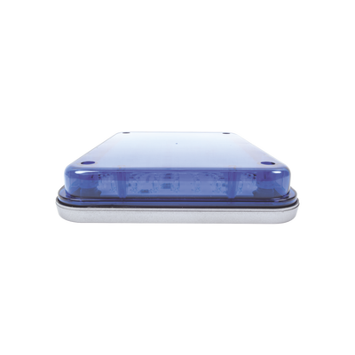 Luz de advertencia de 9x7"  Color Azul  Ideal para Ambulancias