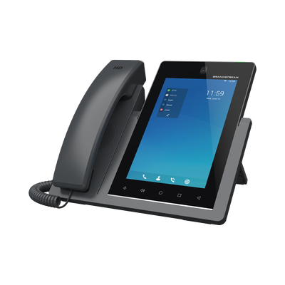 Teléfono IP Android 11  16 líneas SIP con 16 cuentas  pantalla táctil  7"  puertos Gigabit  Wi-Fi  Bluetooth  PoE  codec Opus  IPV4/IPV6 con gestión en la nube GDMS