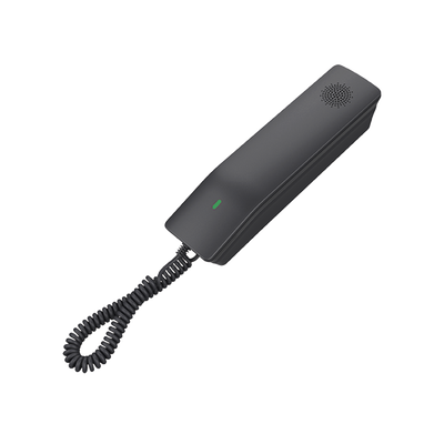 Teléfono IP para Hoteles / Altavoz HD / 2 Cuentas y Líneas SIP / 10 Teclas de Marcación Rápida / 3 Teclas Programables / Códec OPUS / Gestión GDMS / Instalación en Escritorio y Pared / PoE 100 Mbps