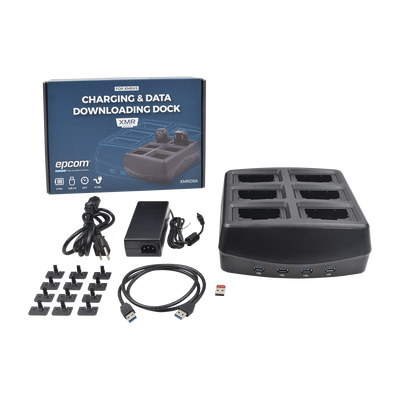 Bahía para descarga de información de 6 XMRX5 / XMRX2 conexión rápida más 4 vía USB