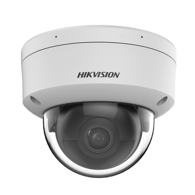 Domo IP 6 Megapixel / Lente 2.8 mm / 40 mts IR / Exterior IP67 / IK10 / Microfono Integrado / DARKFIGHTER / Audio y Alarma I/O / PoE / ONVIF / Micro SD / 4 Analíticos: AcuSense  Deteccion Facial  Conteo de Personas por Cruce y Zona