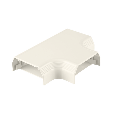 Accesorio en "T"  para uso con canaleta T70  Material PVC Rígido  Color Blanco