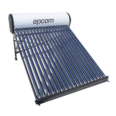 Bóiler Solar de 180L  Baja Presión con 18 Tubos de Vacío de Mayor Resistencia y Termotanque Inoxidable de Grado Alimenticio 180 L Resistentes a Granizo de Hasta 25 mm/ l  Incluye Anodo de Magnesio