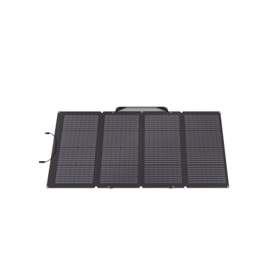Módulo Solar Portátil y Flexible de 220W Recomendado para Estaciones Portátiles EFD330  EFD350 ó EFD500 / Ajuste de Ángulo / Carga Eficiente / Incluye Cable XT60 a MC4