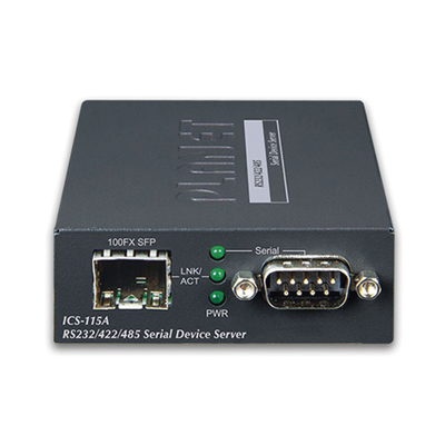 Convertidor de Medios RS-232/422/485 a SFP 100 Base-FX