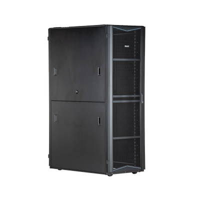 Gabinete FlexFusion para Centros de Datos  45 UR  800 mm de Ancho  1200 mm de Profundidad  Fabricado en Acero  Color Negro