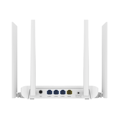 Home Router Inalámbrico Wi-Fi5 Doble Banda  1 Puerto Wan 10/100 y 3 Puertos Lan 10/100 Hasta 1 200 Mbps