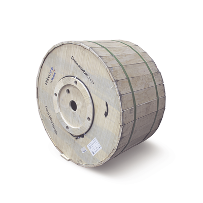 Carrete de 4 km de Fibra Óptica Aérea Mini ADSS (ASU) G.652D  Monomodo de 24 Hilos  Exterior  Span 120  Loose Tube