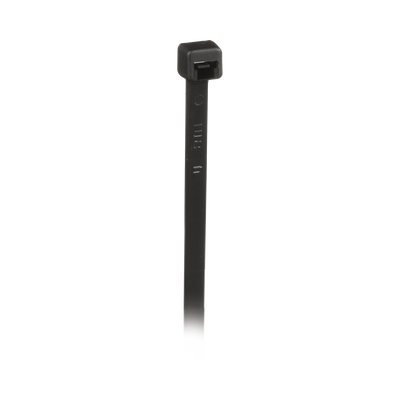 Cincho de Nylon 6.6  203mm largo x 3.6mm ancho  Color Negro. Paquete de 1000 Piezas