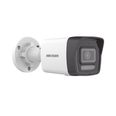 [Dual Light] Bala IP 2 Megapixel / Lente 2.8 mm / 30 mts IR + 30 mts Luz Blanca / Micrófono Integrado / ACUSENSE Lite / Exterior IP67 / H.265 / PoE / ONVIF / Micro SD