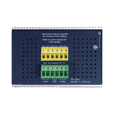 Switch Industrial Administrable Capa 3 con  8 Puertos Gigabit PoE 802.3bt  2 Puertos SFP de 1 G/2.5 G  2 Puertos SFP 10 G