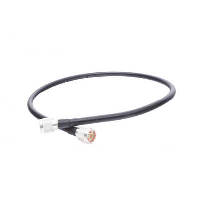 Jumper de 85 cm. con Cable Coaxial LMR400 conectores N Macho en Ambos Extremos.