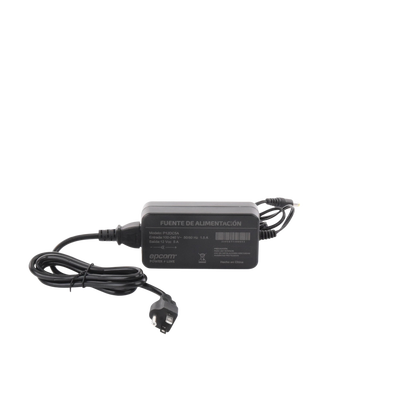 Adaptador de Pared con Cables de Extensión para Mayor Alcance 12 Vcc / 5 Amperes / Profesional / 0.5 metros a la toma de alimentación / 0.5 metros a la conexión del dispositivo