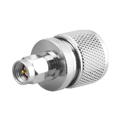 Adaptador en Línea  de Conector SMA Macho a UHF Macho (PL-259)  Níquel/ Oro/ Teflón.