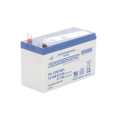 Batería 12V  9AH  Para Respaldo  Tecnologías AGM/VRLA  5 Años Vida Útil  Terminales NB1  Reconocida UL
