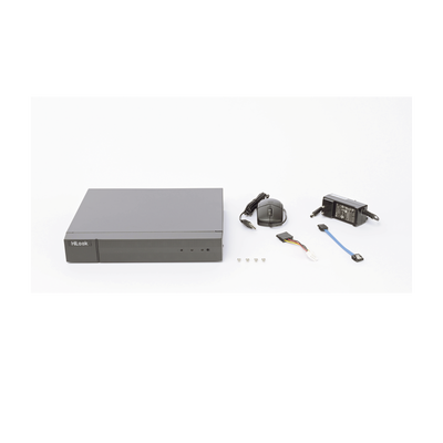 DVR  16 Canales TurboHD + 16 Canales IP / 8 Megapíxel (4K) / Audio por Coaxitron / ACUSENSE Lite / 2 Bahías de Disco Duro / H.265+ / Salida en Video en 4K