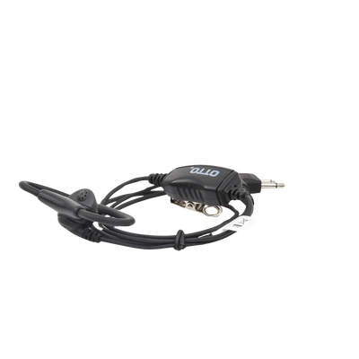 Micrófono-Audífono tipo Anillo  Cable con 40 lbs de Resistencia. Motorola EP450  MAGONE  DEP450 y Hytera series TC500/600/700