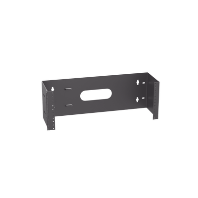 Rack Abierto de Instalación en Pared con Bisagras  Profundidad de 159 mm  19 in de Ancho  4 UR  Color Negro