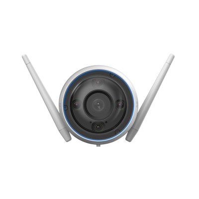 Bala WiFi / 3 Megapixel (2K) / Detección humana / Detección De Vehiculo / Alertas de Voz Personalizables / Sirena / Luz Parpadeante / Colores en Oscuridad / Micro SD / Uso En Exterior