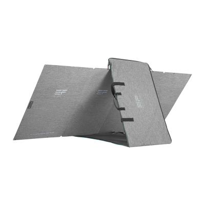 Módulo Solar Portátil y Flexible de 400W Recomendado para Estaciones Portátiles EFD330  EFD350 ó EFD500 / Ajuste de Ángulo / Carga Eficiente / Incluye Cable XT60 a MC4