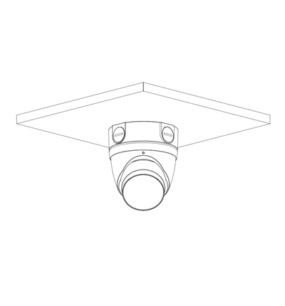 DAHUA HAC-HDBW1801RAN-Z-A - Cámara Domo 4k Antivandalica/ 8 Megapixeles/ Lente Motorizado de 2.7 a 13.5 mm/ 60 Mts de IR/ Metalica/ Microfono Integrado/ WDR Real de 120 dB/ IP67/ IK10