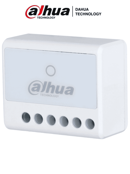 DAHUA DHI-ARM7011-W2 - Relevador Inalámbrico/ 1 Entrada NO/NC de 7-24 Vcd/ 1 Salida de Max 5A/ Comunicación Estable/ Detección de Interferencias/ 1 Entrada de Tamper/ Indicador de Estatus/ #Alarmasdahua #AD