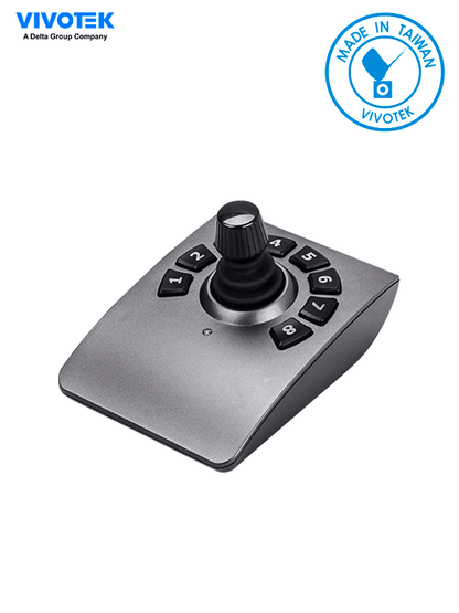 VIVOTEK AJ-001 - Control de palanca joystick para NVR  PTZ y Software VAST 2  VSS VIVOTEK con 8 teclas y conector USB