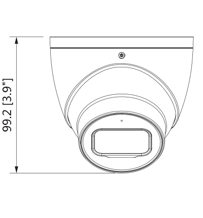 DAHUA HDW2802T-A - Cámara Domo EyeBall 4K Starlight de 8 MP  lente de 2.8 mm  IR de 50 m  WDR real 120 dB  IP67. Ideal para vigilancia en alta resolución con excelente rendimiento en condiciones de poca luz y protección robusta contra el clima. #Pro