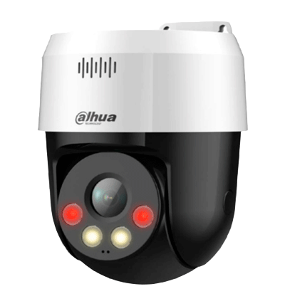 DAHUA SD2A200HB-GN-A-PV-S2 - Camara IP PT de 2 Megapixeles/ Full Color+Disuasion Activa/ Iluminador Dual Inteligente/ Lente fijo/ 30 Metros de Iluminación IR y Visible/  Audio 2 Vias/ IP66/ PoE/ Detección de Humanos/ Ranura MicroSD/