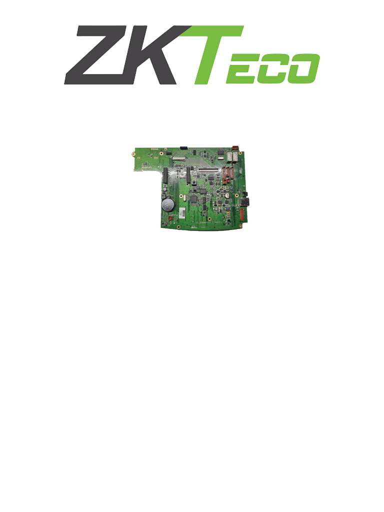 ZK -TARJETA PRINCIPAL PARA MODELO ICLOCK880 CLAVE 74078