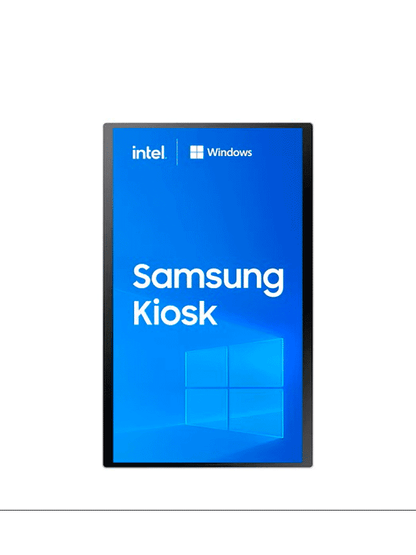 SAMSUNG - Kiosko Interactivo 24" 250 Nits Touch con Sistema Operativo Windows / Base y Pedestal