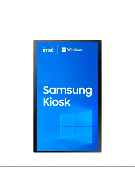 SAMSUNG - Kiosko Interactivo 24" 250 Nits Touch con Sistema Operativo Windows / Base y Pedestal