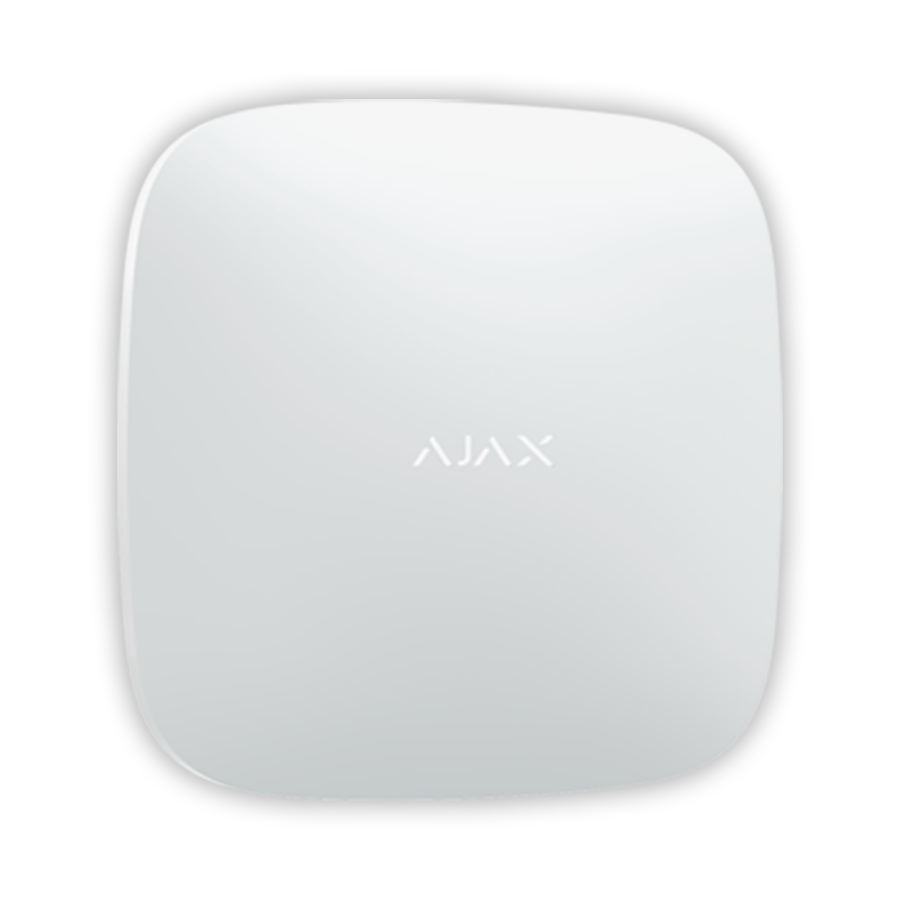 AJAX KIT RESIDENCIAL LIGHT - Panel de alarma Hub2Plus conexión Ethernet / WiFi / LTE  APP “AJAX PRO” iOS y Android   1 sensor de movimiento  1 detector para puerta o ventana  1 control remoto y una sirena interior inalámbrica color Blanco