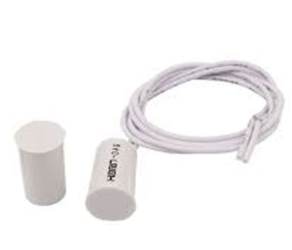 HORN HO03C- Contacto Magnético Alámbrico de Empotrar / Compatible Con DSC / RISCO / IHORN / Salida N.C.