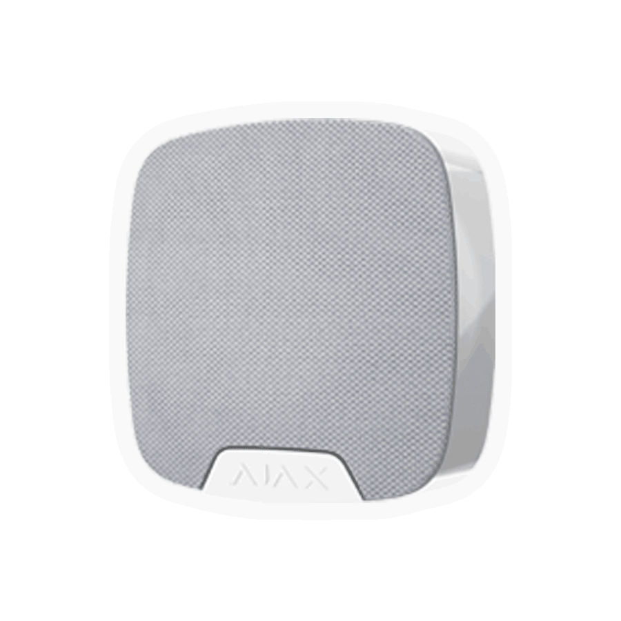 AJAX KIT RESIDENCIAL LIGHT - Panel de alarma Hub2Plus conexión Ethernet / WiFi / LTE  APP “AJAX PRO” iOS y Android   1 sensor de movimiento  1 detector para puerta o ventana  1 control remoto y una sirena interior inalámbrica color Blanco