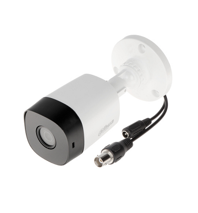 DAHUA HAC-B2A51N-0280B-S2 - Cámara bullet de 5 MP con lente de 2.8 mm y ángulo de visión de 106°. Incorpora IR de 20 m para visión nocturna  resistente IP67  y materiales metálicos. Compatible con CVI  CVBS  AHD y TVI #HDCVI9.0 #5MP #VolDH