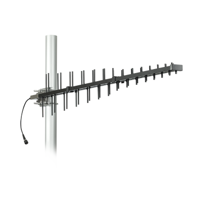 Antena LPDA de Alta Ganancia/ ESPECIAL PARA AMPLIFICADORES DE UNA A CINCO BANDAS DE FRECUENCIA/ 698-2700 MHz/ 12.15 dBi de Ganancia.