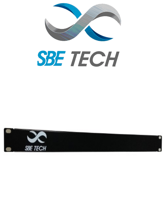 SBETECH PC001 - Panel ciego de 1 UR  color negro  para montaje en gabinete  rack o cuadrarack